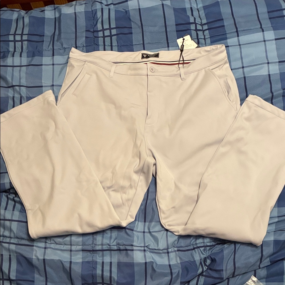 NWT Maelreg Men’s Performance Proflex Gray Pants 38 X 32 wicking sun smart